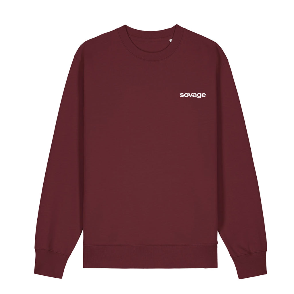 Sweatshirt Sovage bordeaux